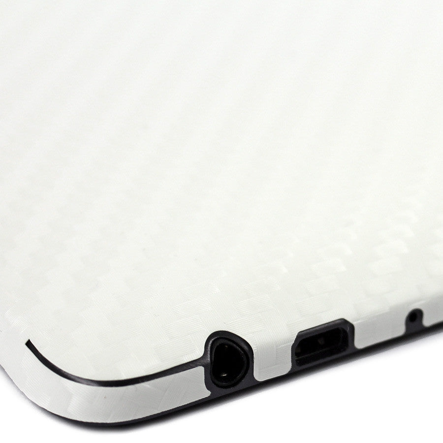 ASUS Transformer Pad Infinity 700 Screen Protector + White Carbon Fiber Skin Protector