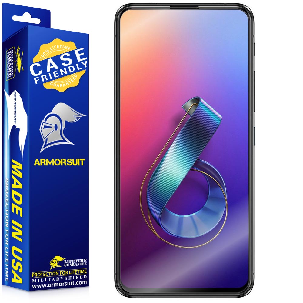 [2 Pack] Asus Zenfone 6 Case Friendly Screen Protector