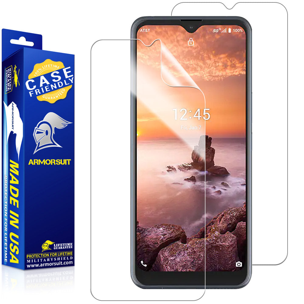 [2 Pack] AT&T Fusion 5G [6.8 inch] (2022) Case-Friendly Screen Protector