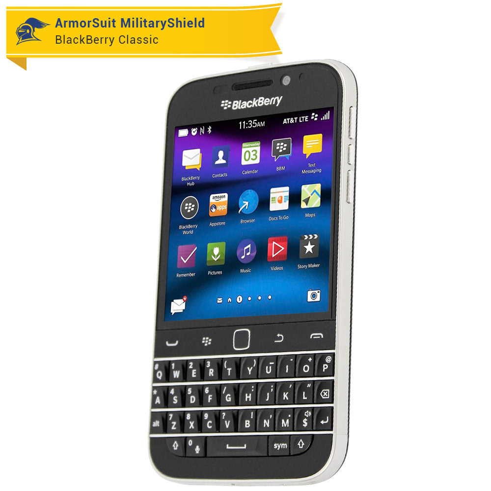 [2 Pack] BlackBerry Classic (Q20) Screen Protector (Case-Friendly)