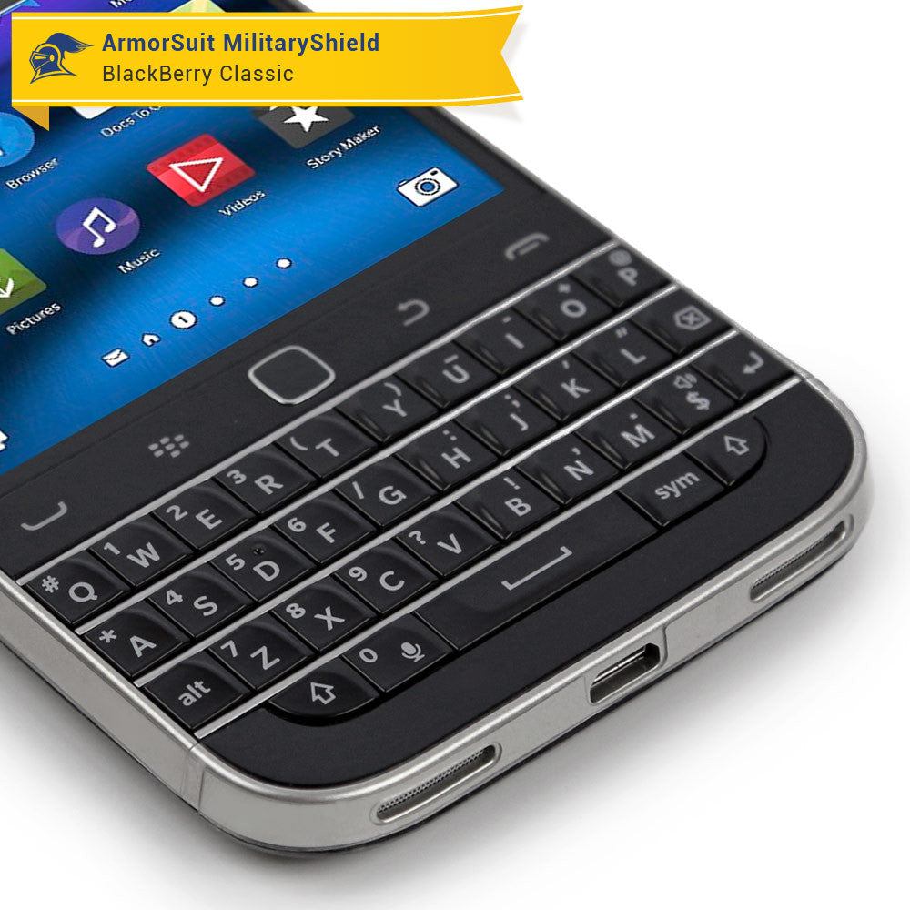 BlackBerry Classic (Q20) Screen Protector + Full Body Skin Protector