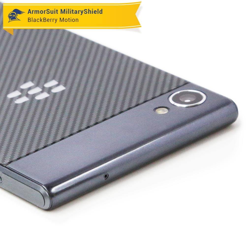 Blackberry Motion Screen Protector + Clear Full Body Back Protector