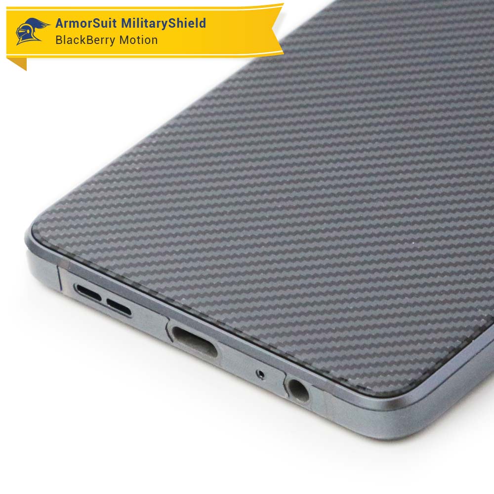 Blackberry Motion Screen Protector + Clear Full Body Back Protector