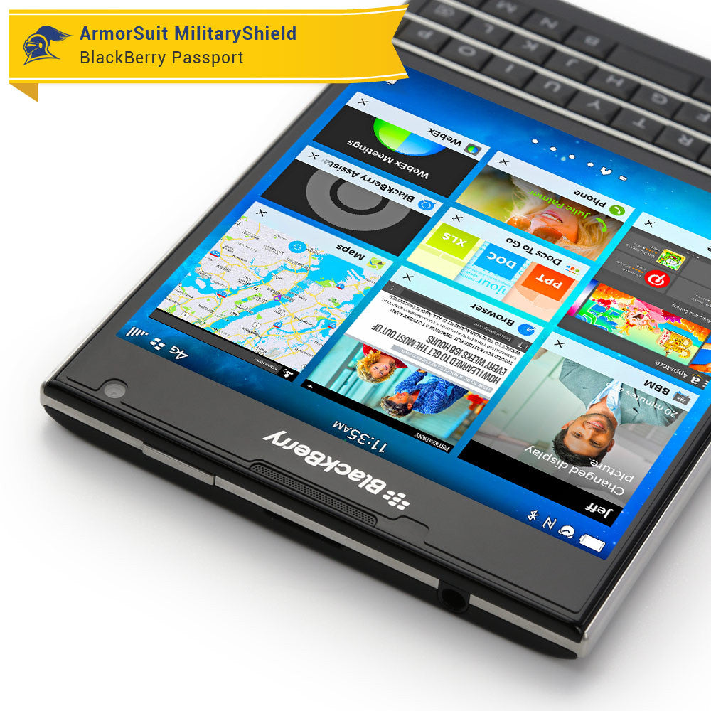 [2 Pack] BlackBerry Passport Screen Protector (Case-Friendly)