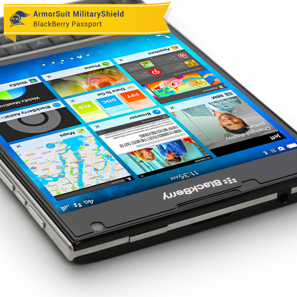 [2 Pack] BlackBerry Passport Screen Protector (Case-Friendly)