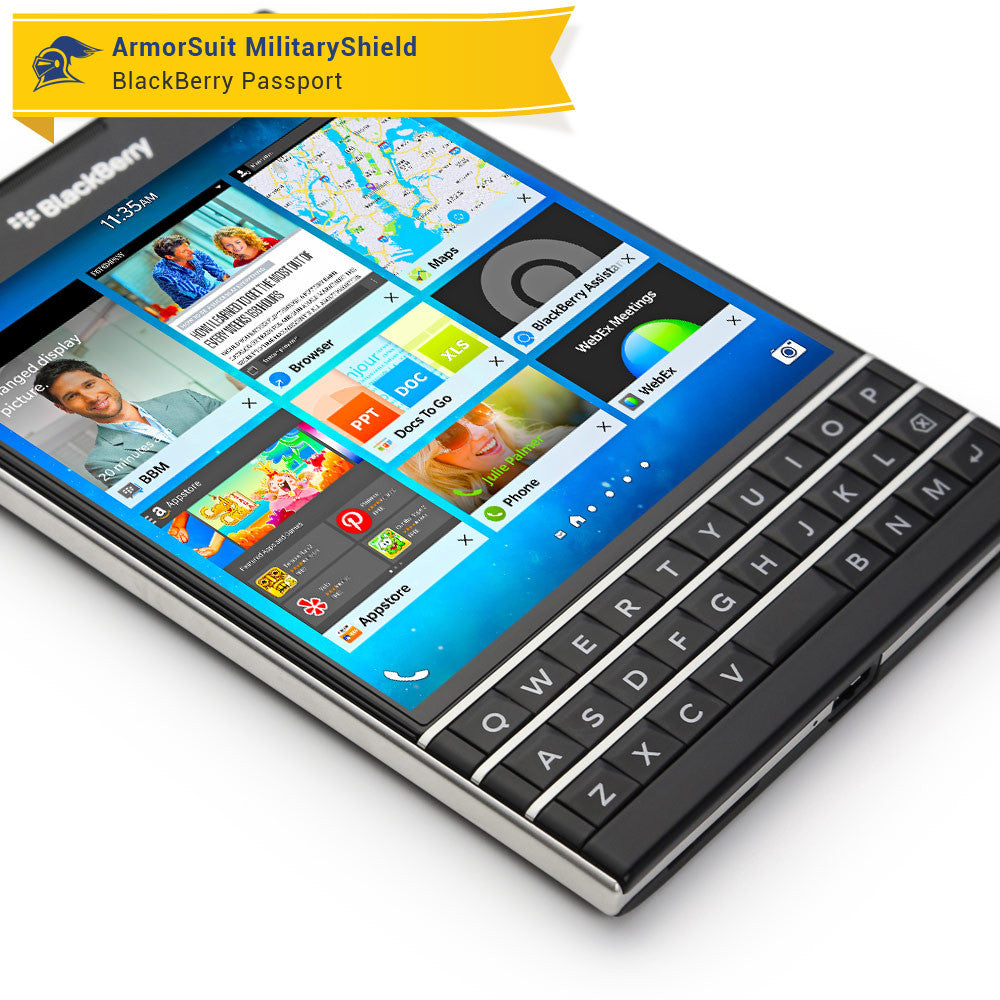 [2 Pack] BlackBerry Passport Screen Protector (Case-Friendly)