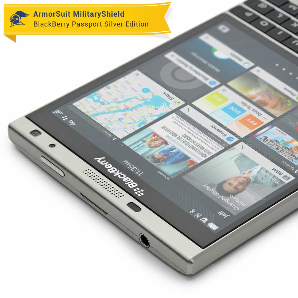 [2 Pack] BlackBerry Passport Sliver Edition (Anti-Glare) Matte Screen Protector