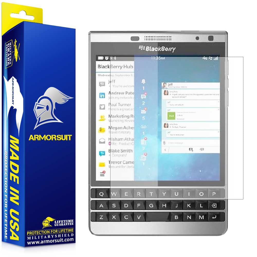 [2 Pack] BlackBerry Passport Sliver Edition (Anti-Glare) Matte Screen Protector