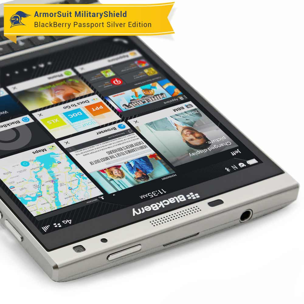 [2 Pack] BlackBerry Passport Sliver Edition Screen Protector