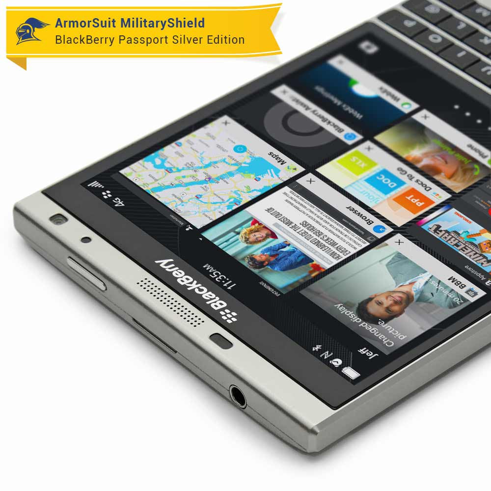 [2 Pack] BlackBerry Passport Sliver Edition Screen Protector