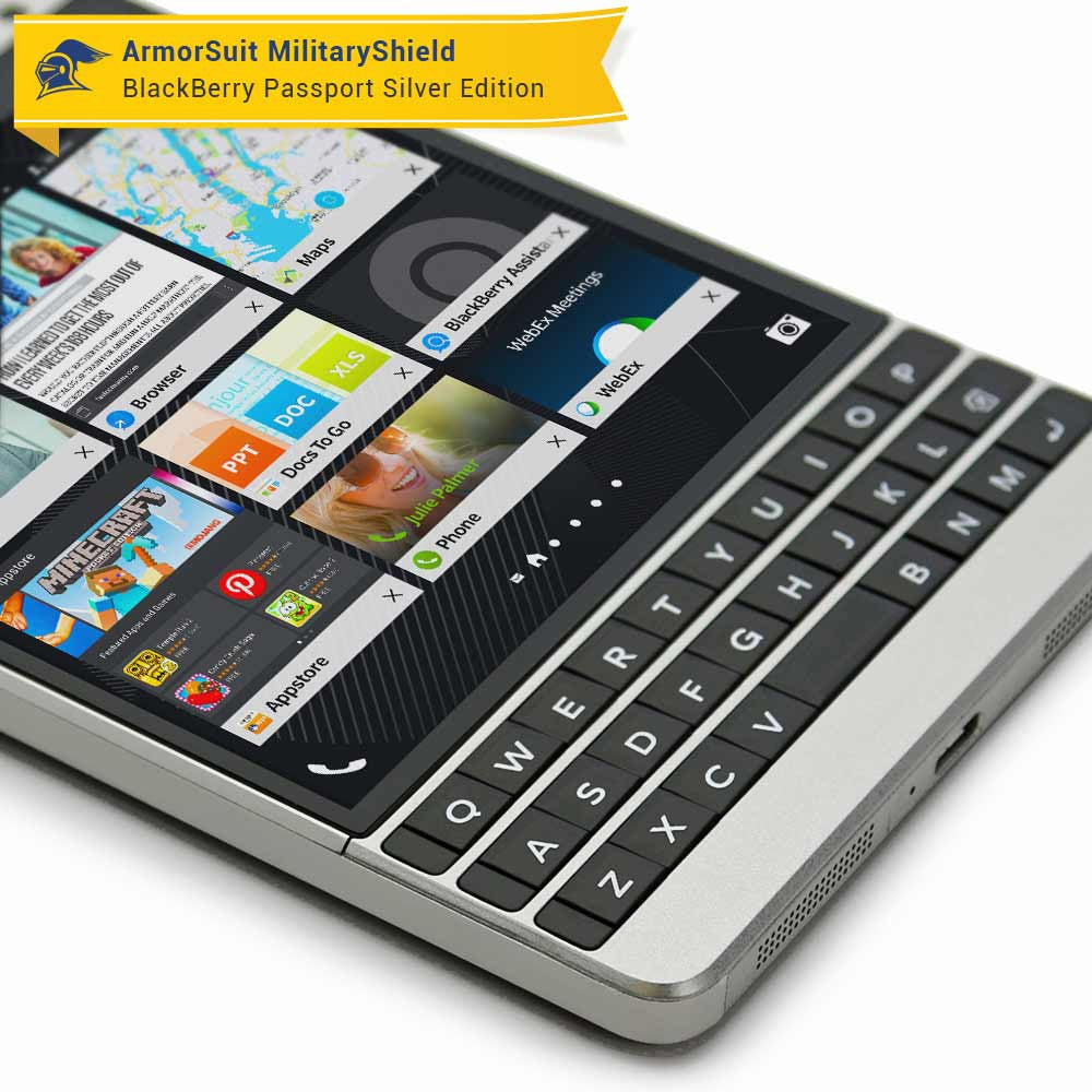[2 Pack] BlackBerry Passport Sliver Edition Screen Protector