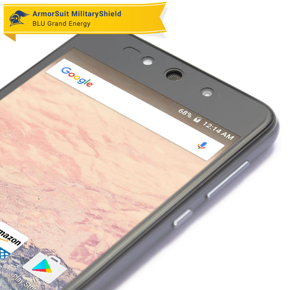 [2-Pack] BLU Grand Energy Case Friendly Screen Protector