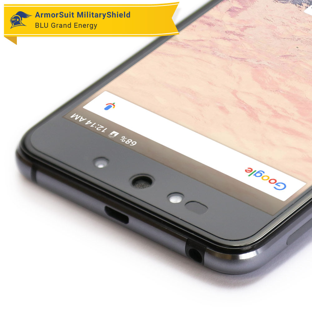 [2-Pack] BLU Grand Energy Matte Case Friendly Screen Protector