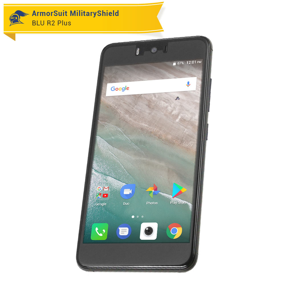 [2-Pack] BLU R2 Plus Anti-Glare (Matte) Case Friendly Screen Protector