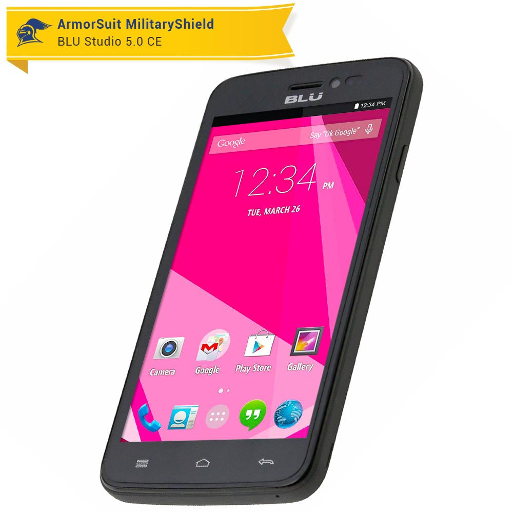 [2-Pack] BLU Studio 5.0 CE Screen Protector (Case-Friendly)