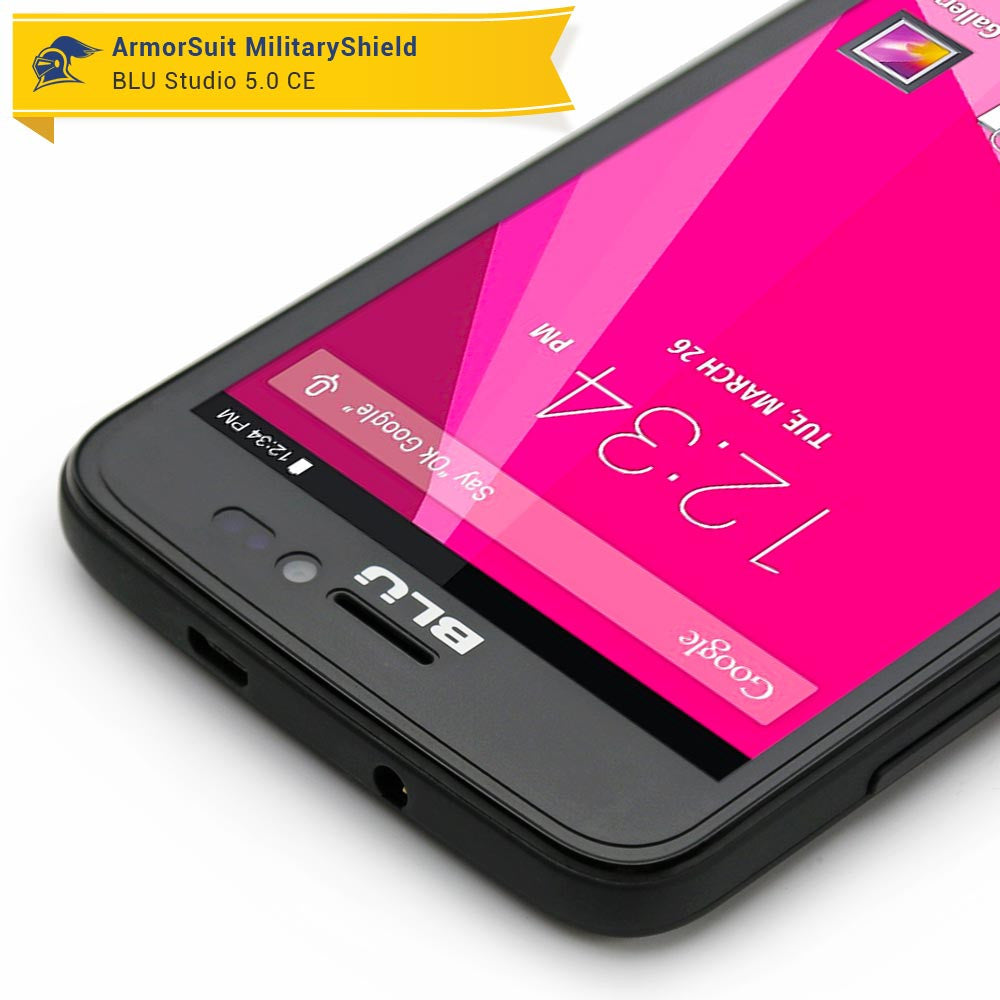 [2-Pack] BLU Studio 5.0 CE Screen Protector (Case-Friendly)