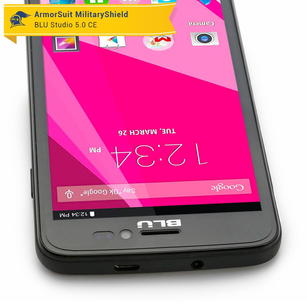 [2-Pack] BLU Studio 5.0 CE Screen Protector (Case-Friendly)