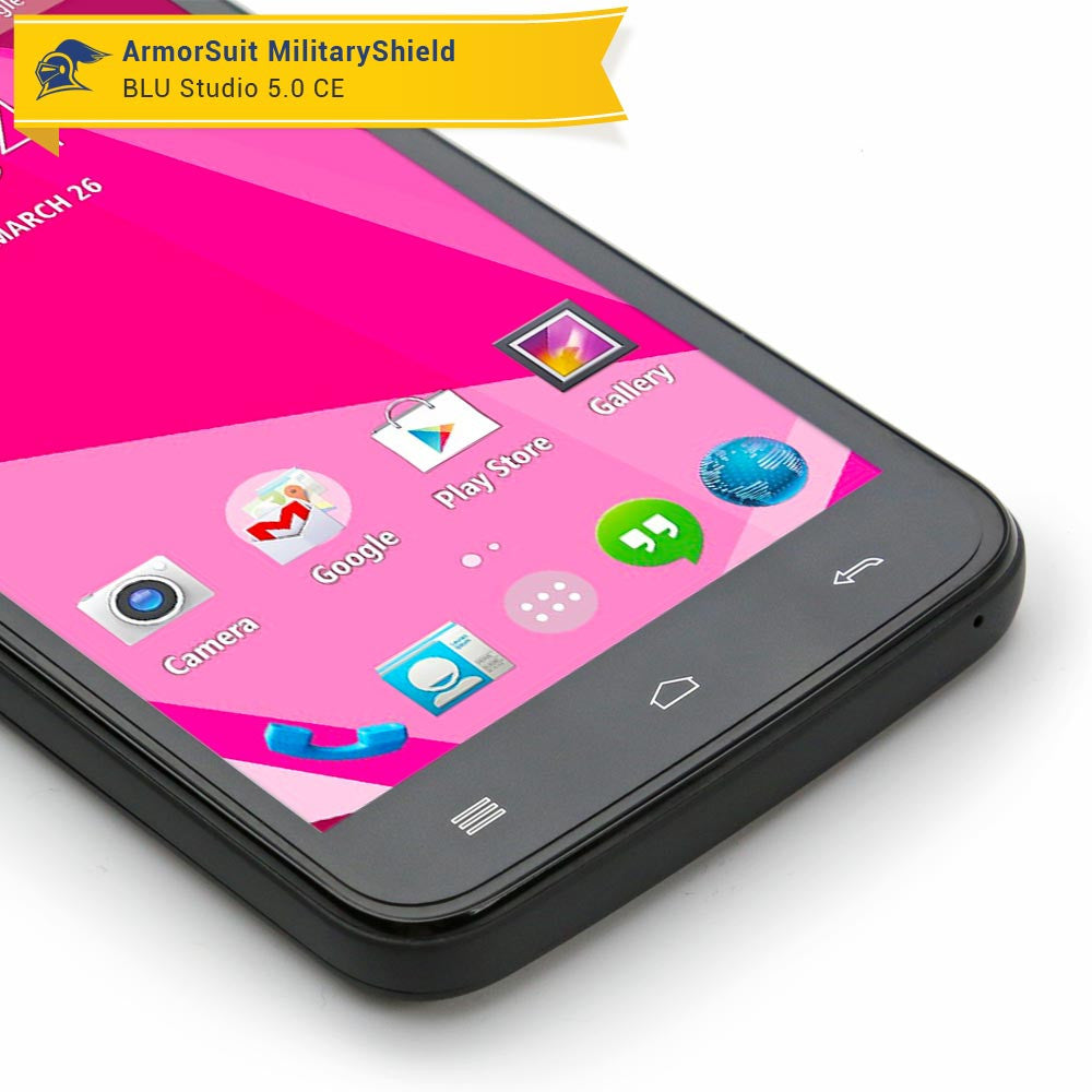 [2-Pack] BLU Studio 5.0 CE Screen Protector (Case-Friendly)