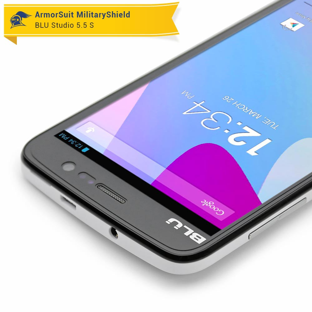 [2-Pack] Blu Studio 5.5S Screen Protector (Case-Friendly)