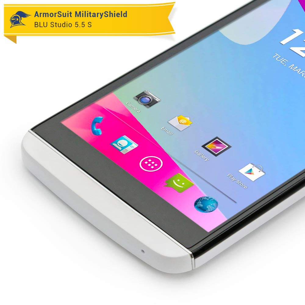 [2-Pack] Blu Studio 5.5S Screen Protector (Case-Friendly)