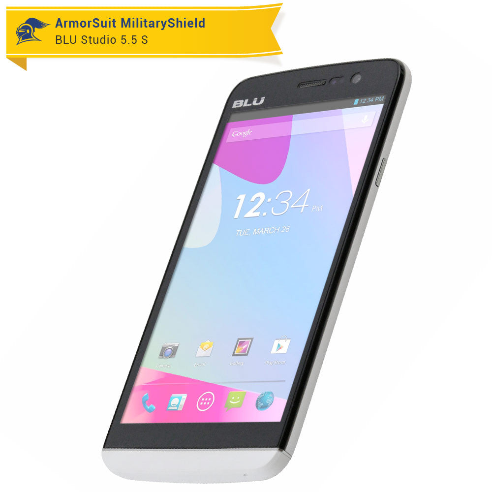 [2-Pack] Blu Studio 5.5S Anti-Glare (Matte) Screen Protector