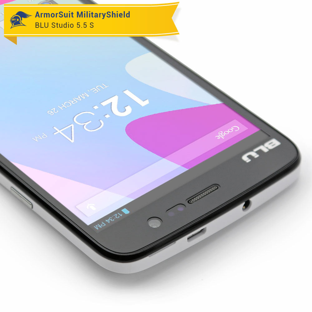 [2-Pack] Blu Studio 5.5S Anti-Glare (Matte) Screen Protector
