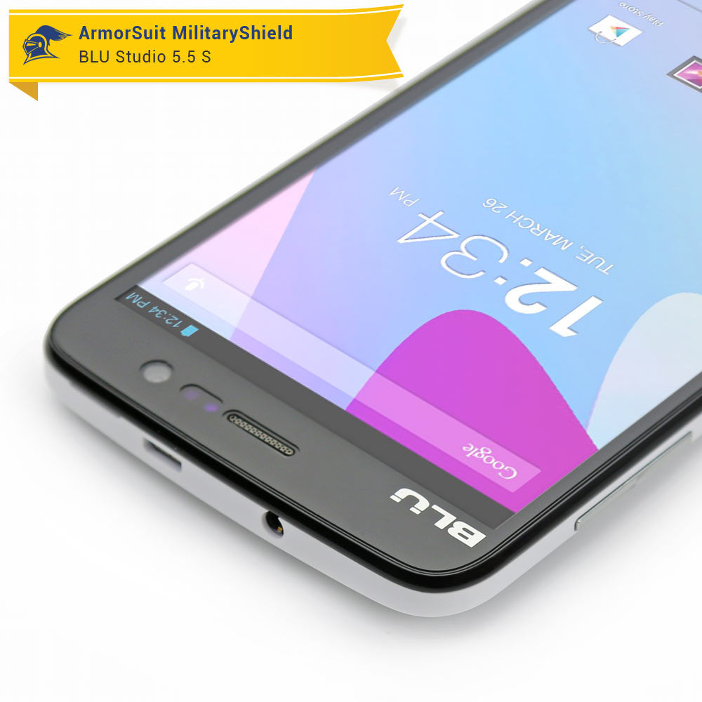 [2-Pack] Blu Studio 5.5S Anti-Glare (Matte) Screen Protector