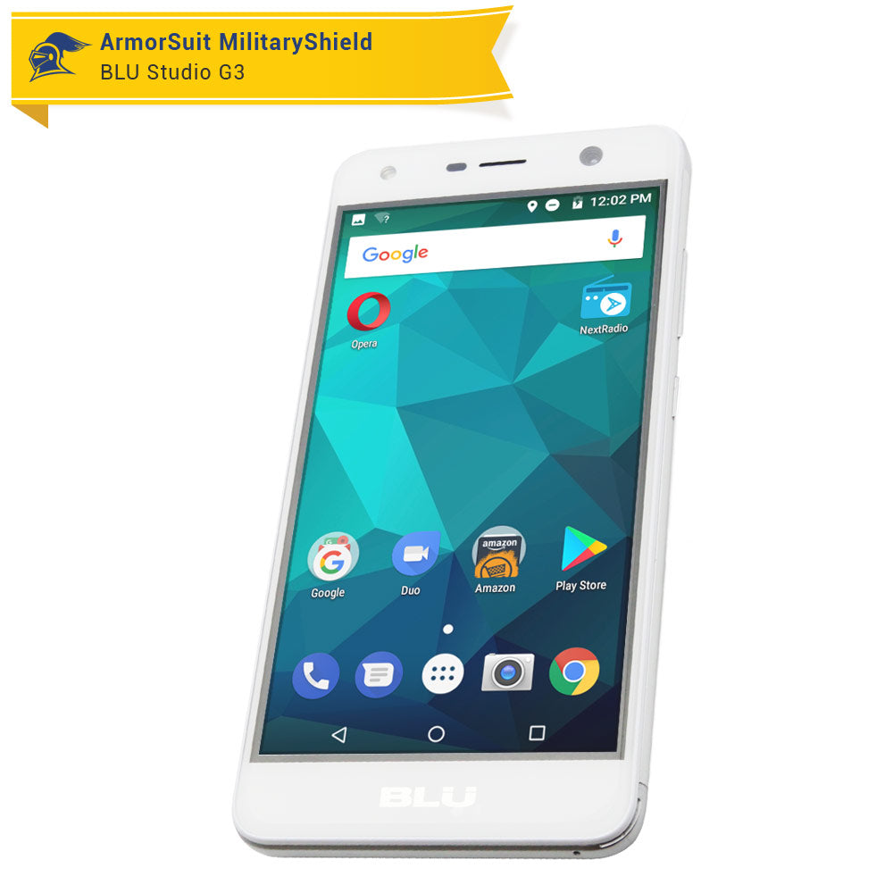 [2-Pack] BLU Studio G3 Anti-Glare (Matte) Case Friendly Screen Protector