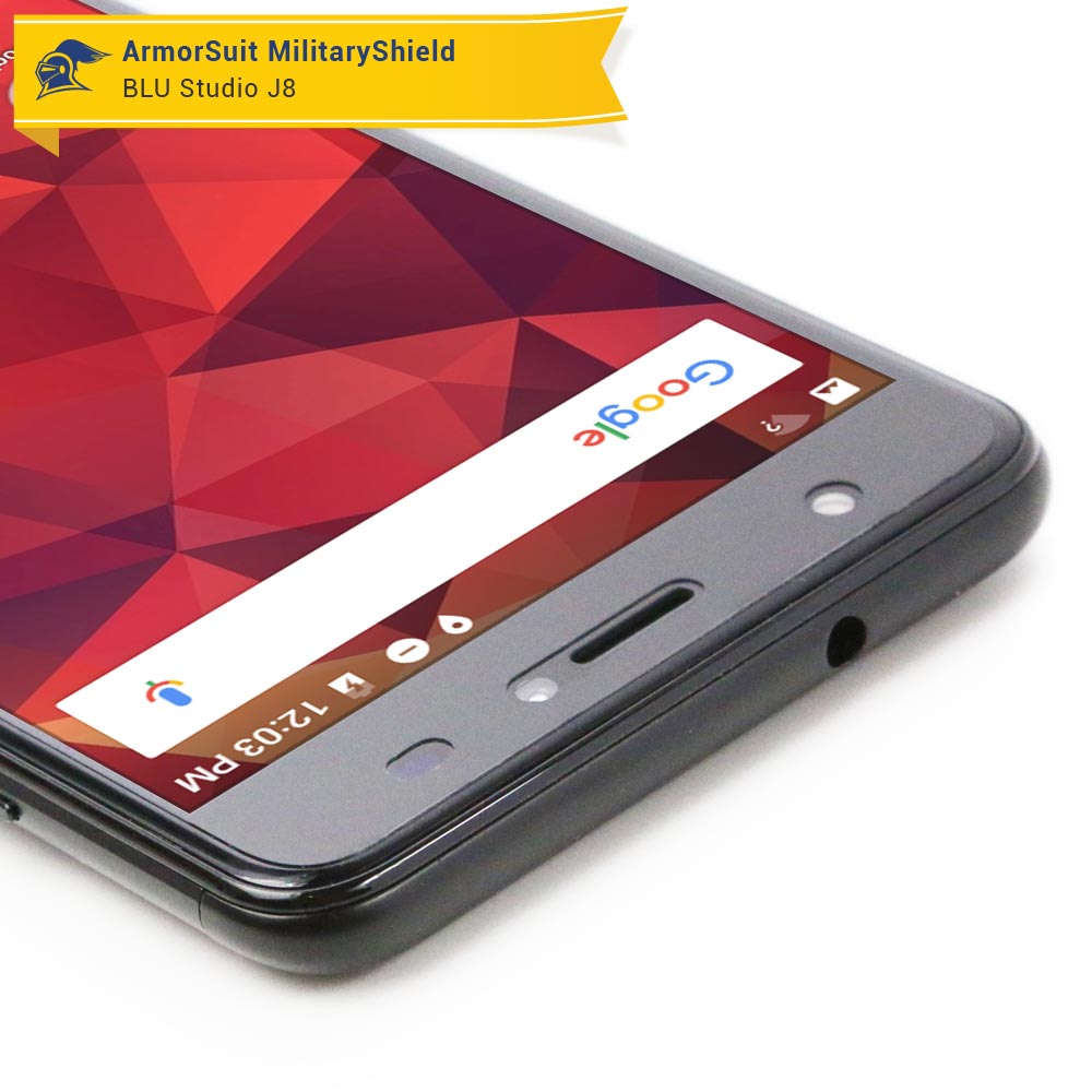 [2-Pack] BLU Studio J8 Anti-Glare (Matte) Case Friendly Screen Protector