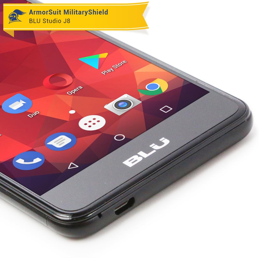 [2-Pack] BLU Studio J8 Anti-Glare (Matte) Case Friendly Screen Protector