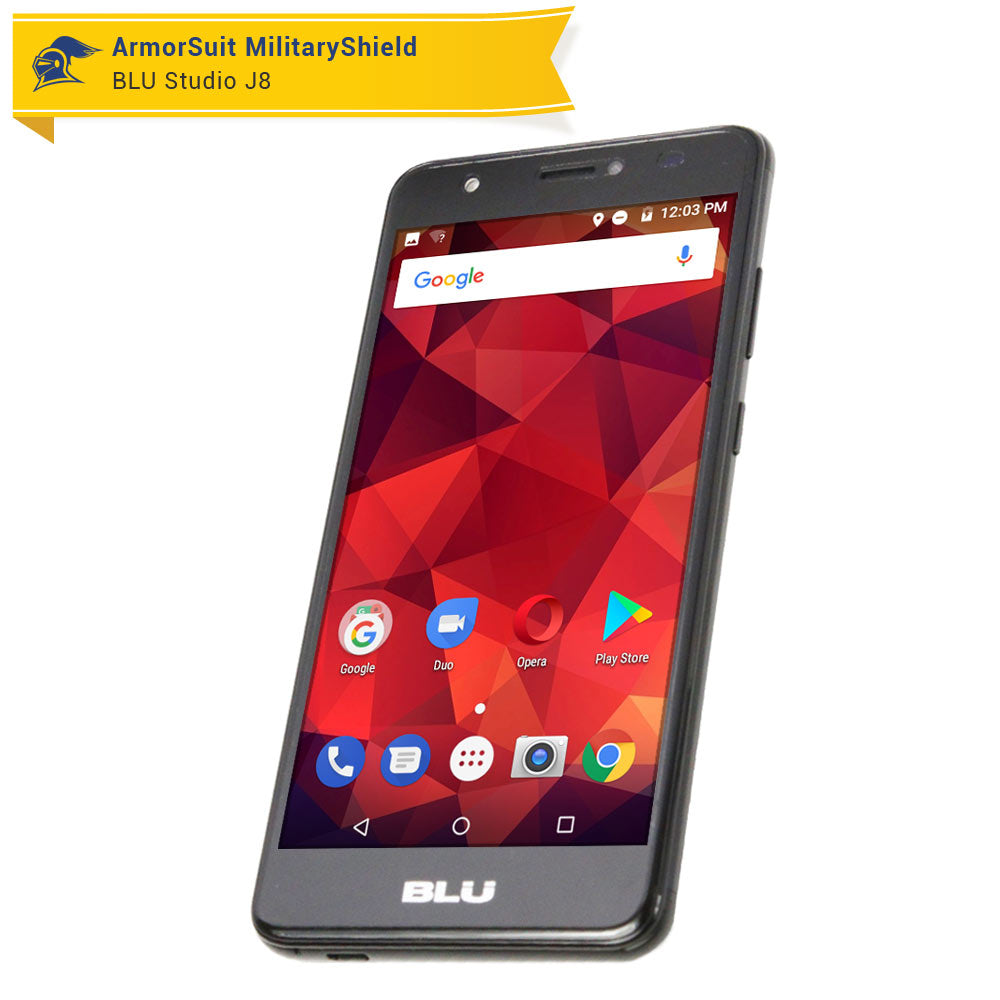 [2-Pack] BLU Studio J8 Case Friendly Screen Protector