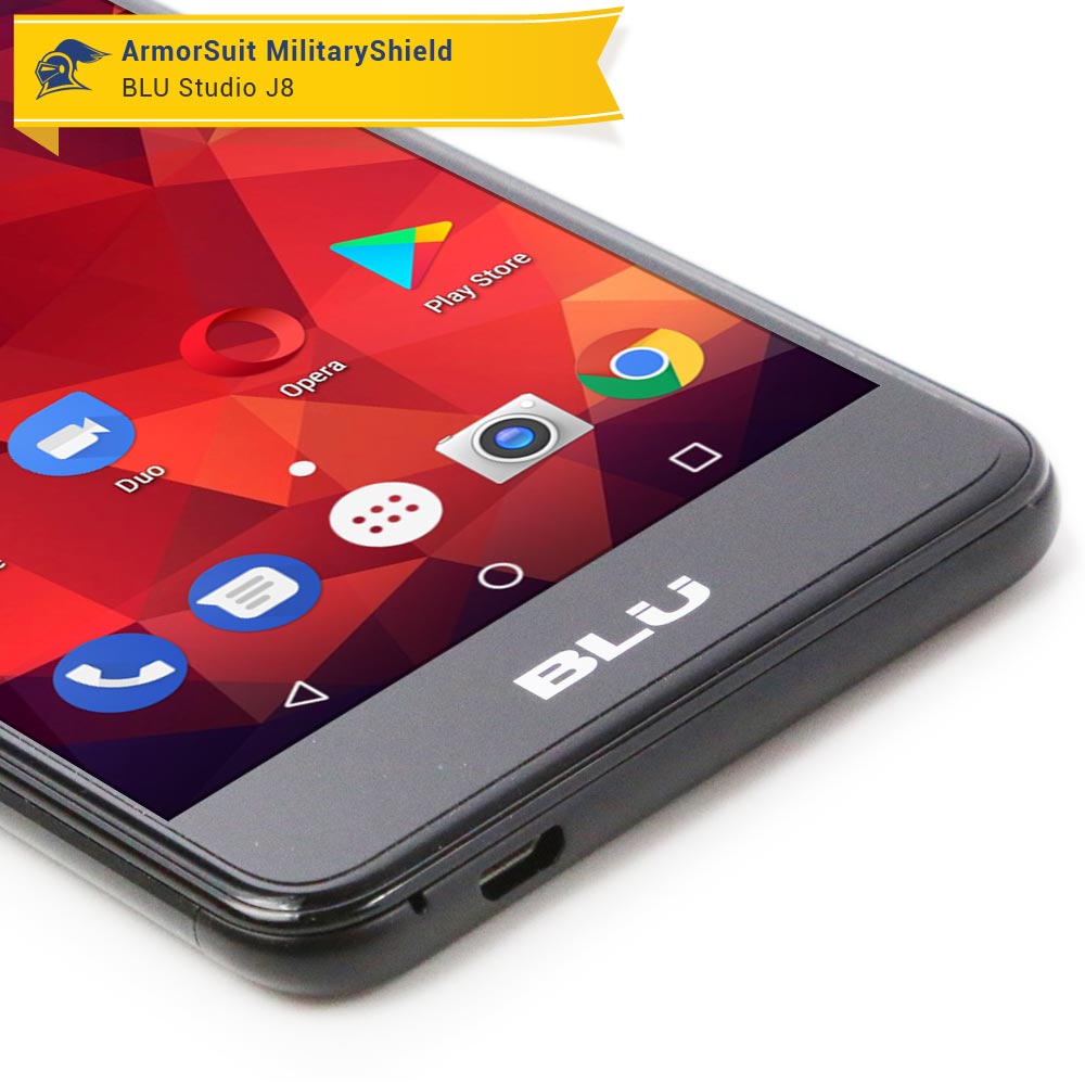 [2-Pack] BLU Studio J8 Case Friendly Screen Protector