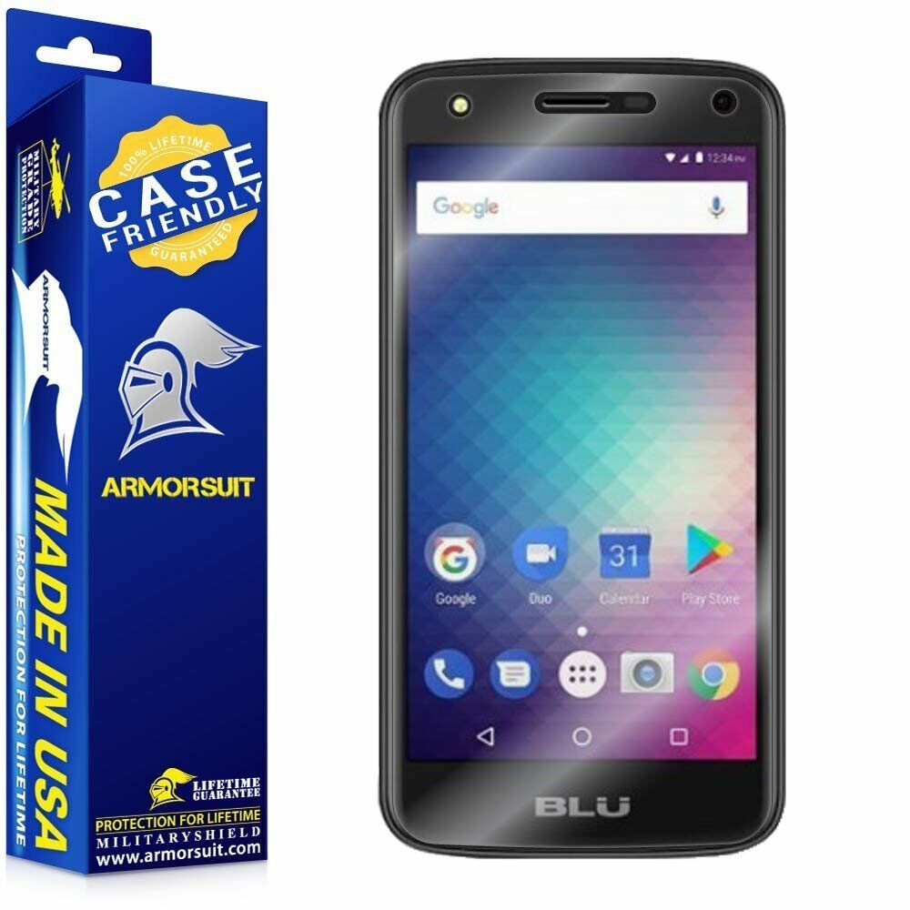 [2-Pack] BLU C5 Case-Friendly Screen Protector