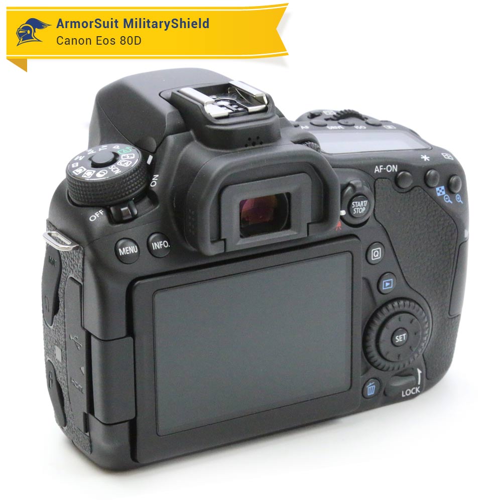 Canon EOS 80D / 70D Camera Screen Protector (Top LCD Protector Included)
