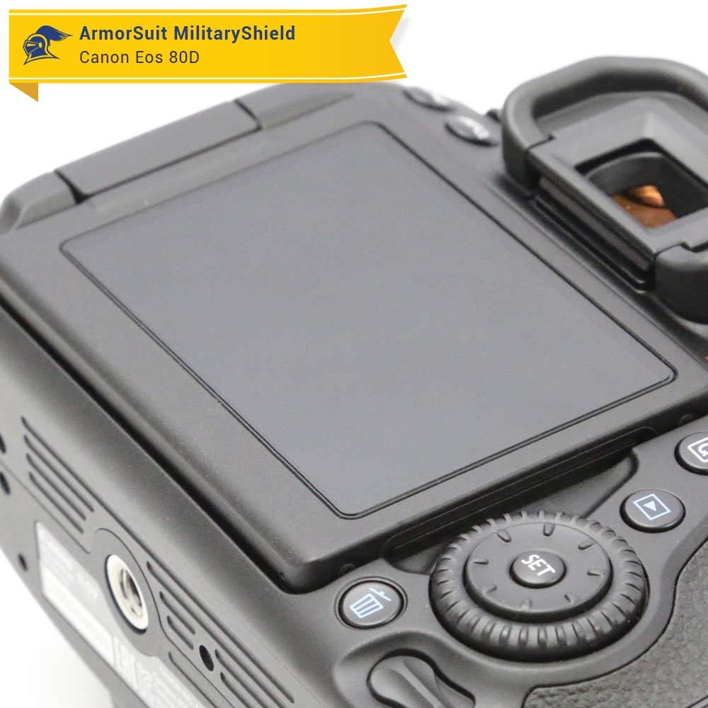 Canon EOS 80D / 70D Camera Screen Protector (Top LCD Protector Included)