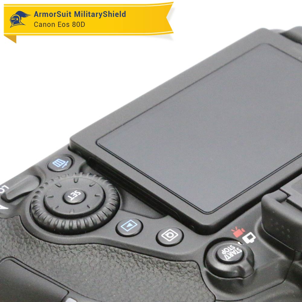 Canon EOS 80D / 70D Camera Screen Protector (Top LCD Protector Included)