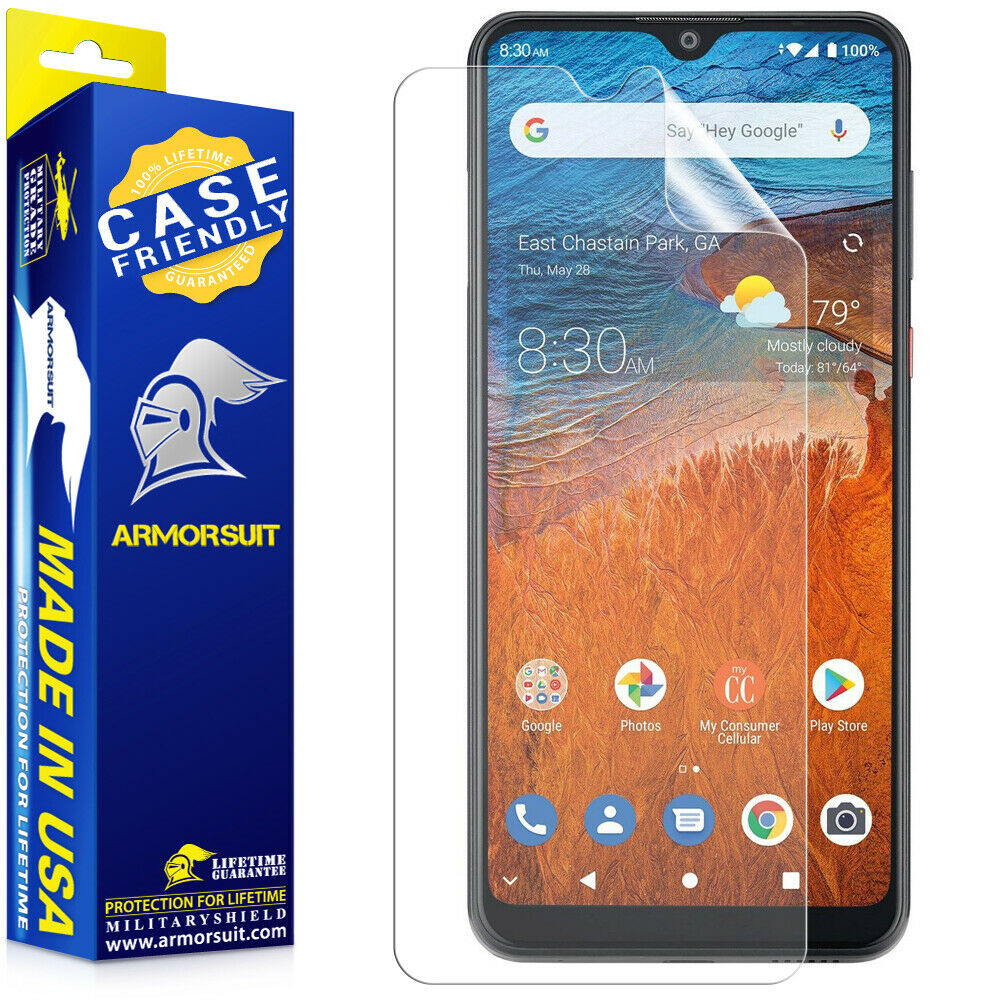 [2-Pack] ArmorSuit MilitaryShield Case-Friendly Matte Screen Protector for ZTE Z Max 10 z6250