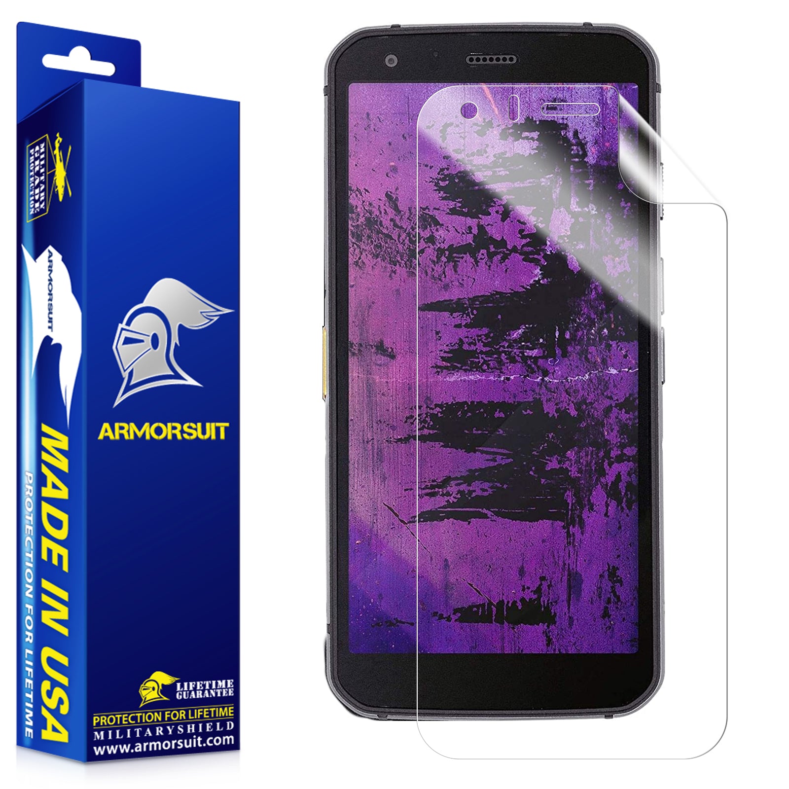 [2-Pack] ArmorSuit MilitaryShield Screen Protector Designed for Caterpillar CAT S62 Pro (2020) Max Coverage Anti-Bubble HD Clear Film