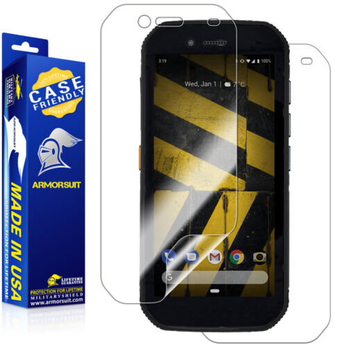 [2-Pack] ArmorSuit MilitaryShield Screen Protector Designed for Caterpillar CAT S42 /CAT S42H+ Case Friendly Clear Film