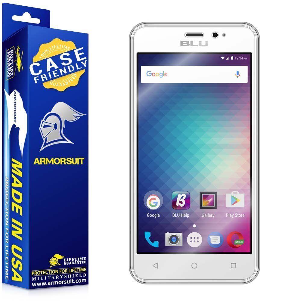 [2 Pack] ArmorSuit MilitaryShield BLU Grand Mini Case-Friendly Screen Protector
