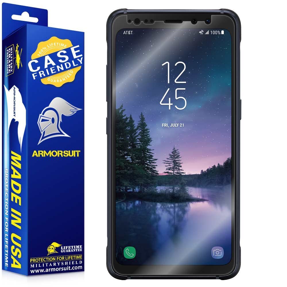 [2-Pack] Samsung Galaxy S8 Active Case-Friendly Screen Protector