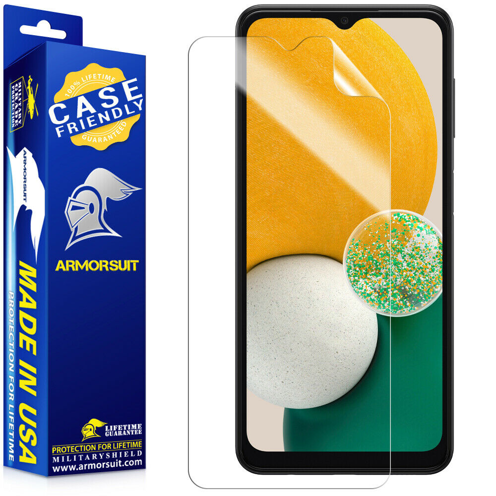 [2-Pack] Armorsuit Samsung Galaxy A13 4G 5G (2022) Clear Case-Friendly Screen Protector
