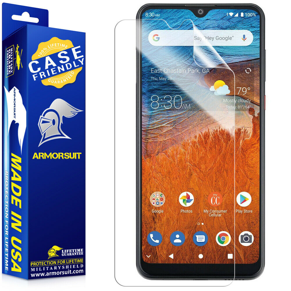 [2-Pack] ArmorSuit MilitaryShield Case-Friendly Clear Screen Protector for ZTE Z Max 10 z6250