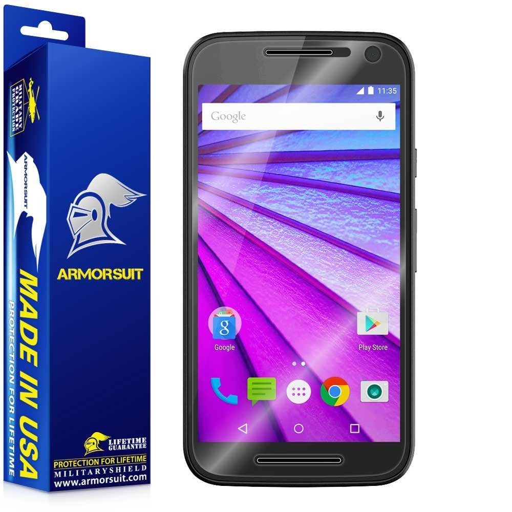 [2 Pack] Motorola Moto G (3rd Generation 2015) Screen Protector (Case Friendly)