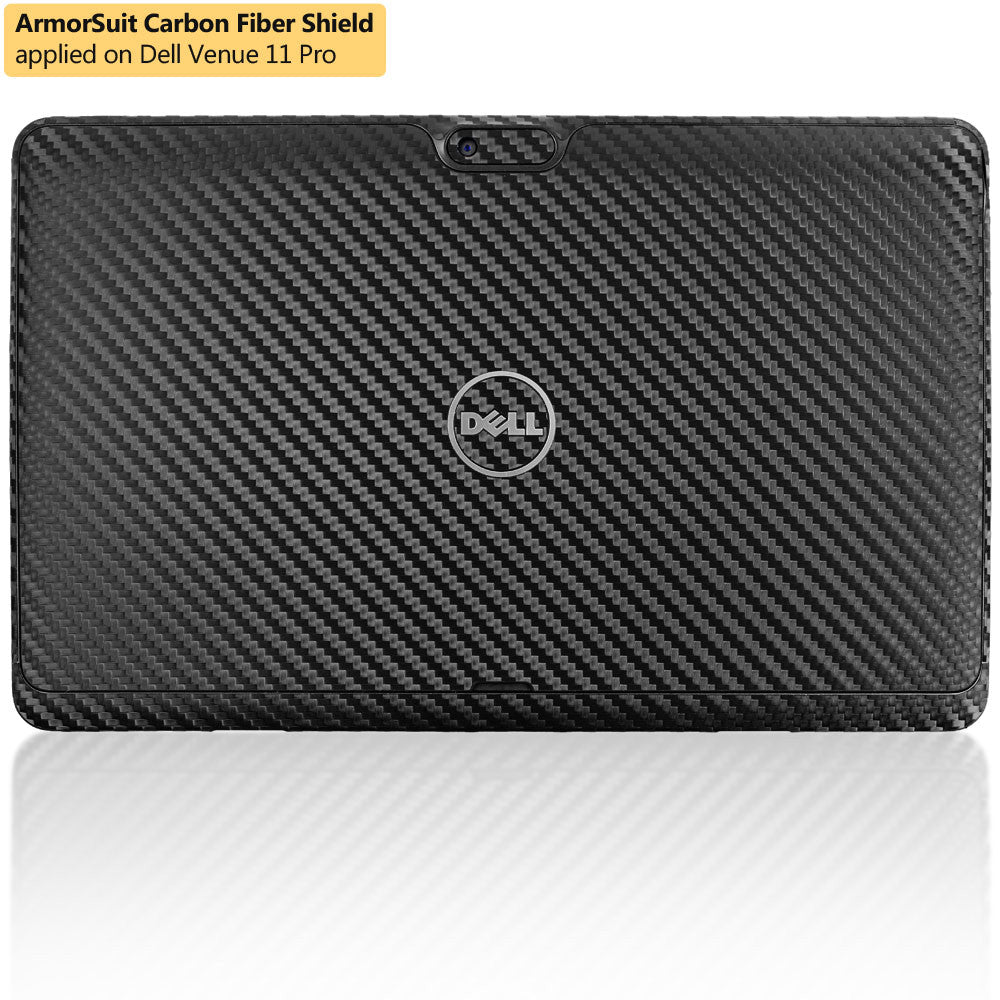 Dell Venue 11 Pro 5130 Screen Protector + Black Carbon Fiber Film Protector
