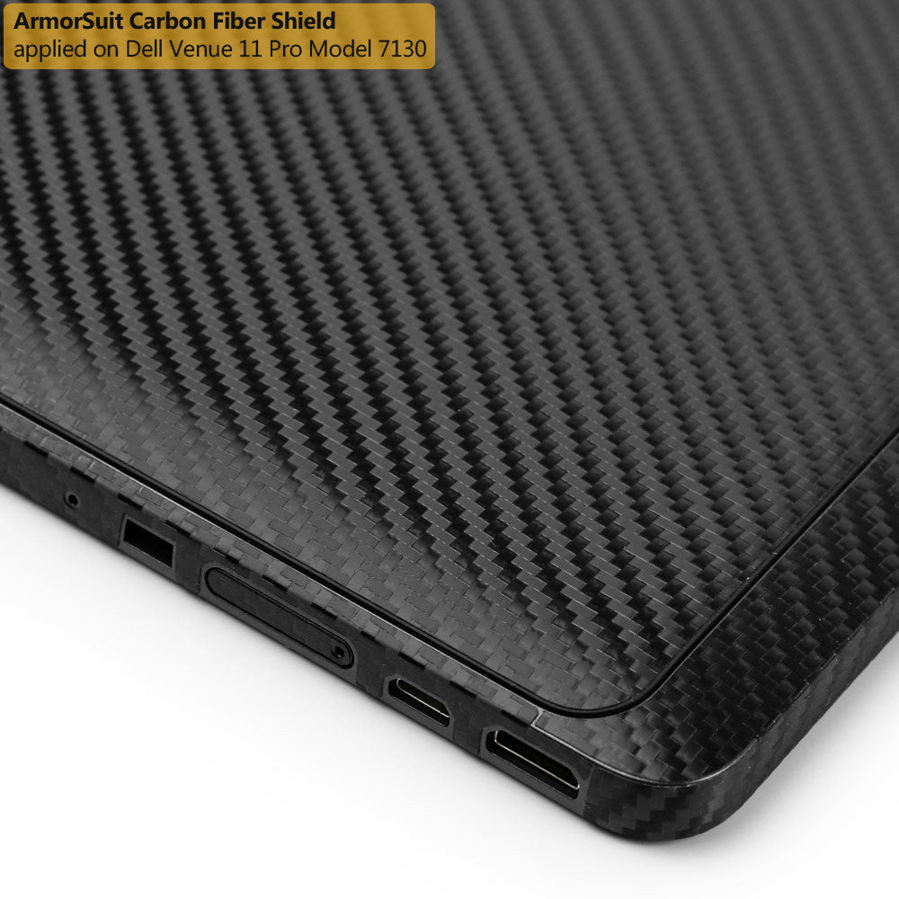 Dell Venue 11 Pro 7130/7139/8286 Screen Protector + Black Carbon Fiber Film Protector