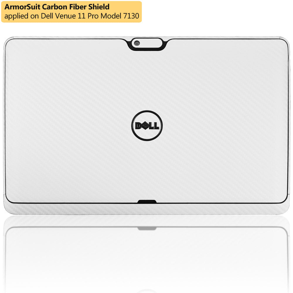 Dell Venue 11 Pro 7130/7139/8286 Screen Protector + White Carbon Fiber Film Protector