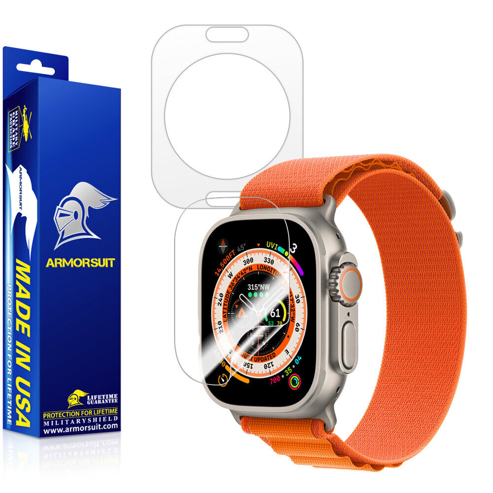 ArmorSuit Apple Watch Ultra (49mm) (6+1 Pack) Screen Protector & Full Body Skin USA