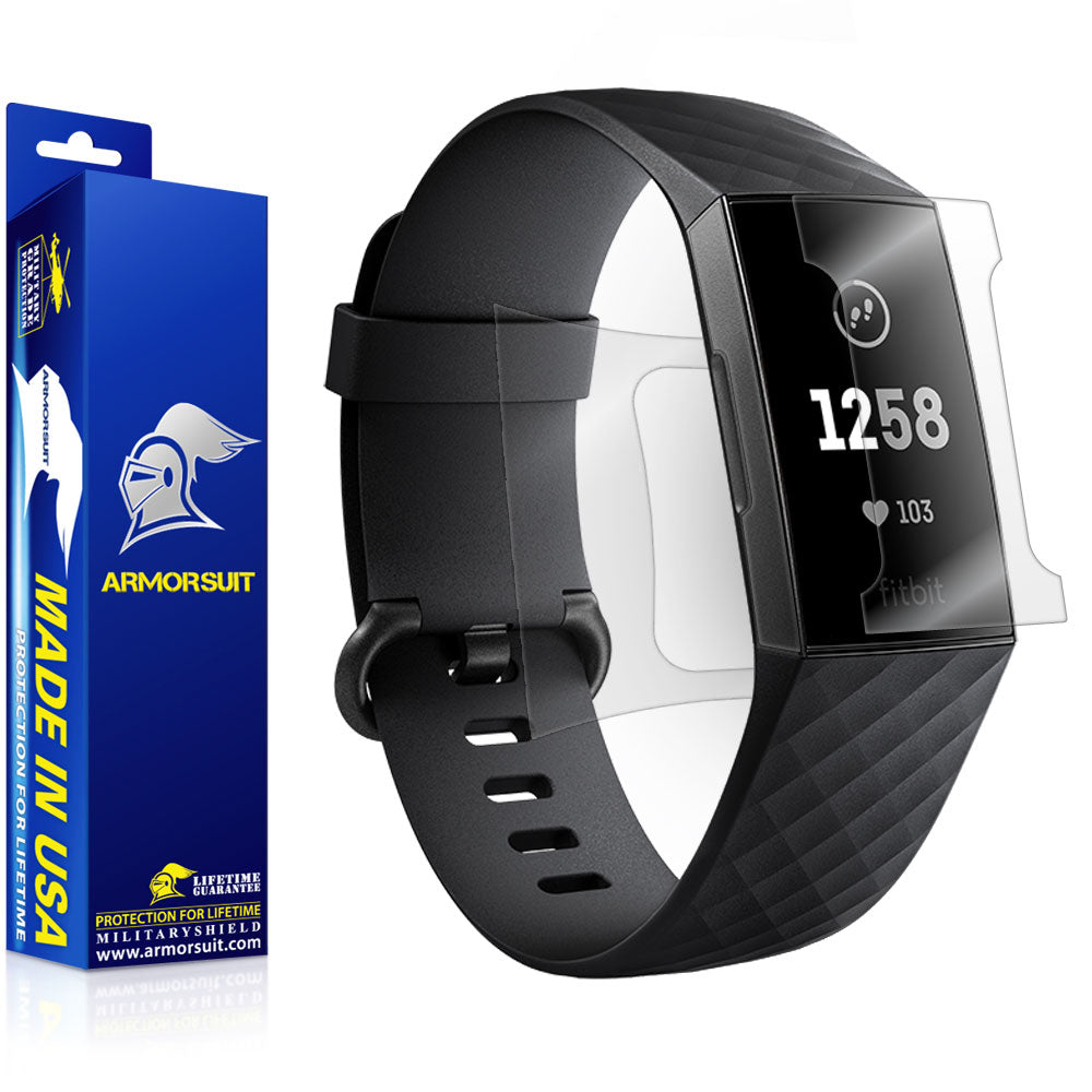 Fitbit Charge 3/4 Screen Protector + Full Body Skin