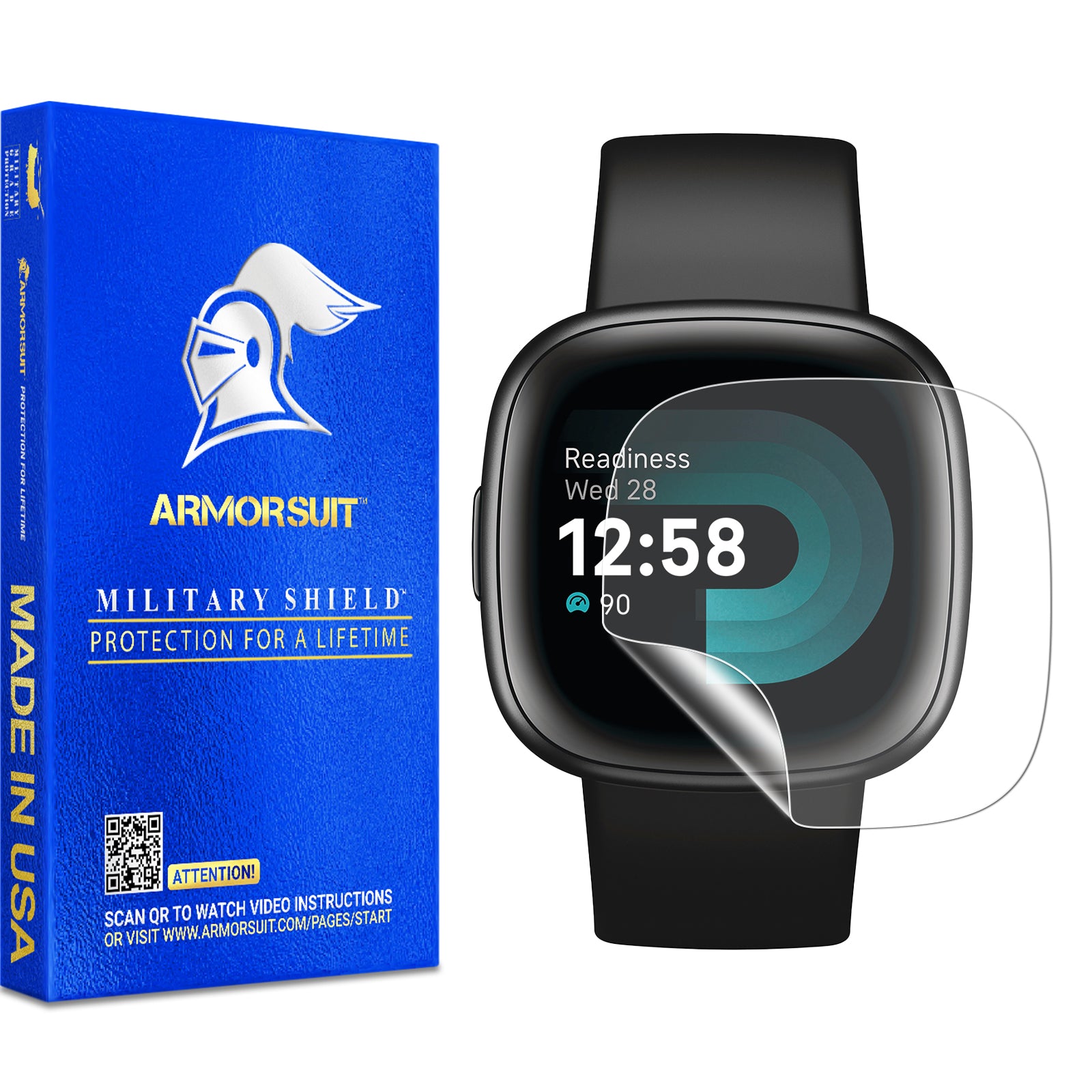 ArmorSuit MilitaryShield Screen Protector for Fitbit Versa